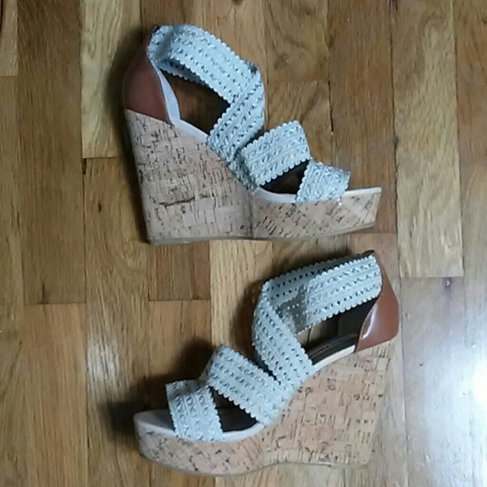 Steve Madden Elston Wedges-Size 8